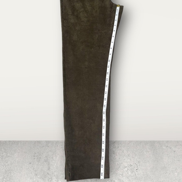 Kobi Halperin Women's Ankle- Length Trousers Size M Brown Stretchy and Velvety. - Picture 7 of 9